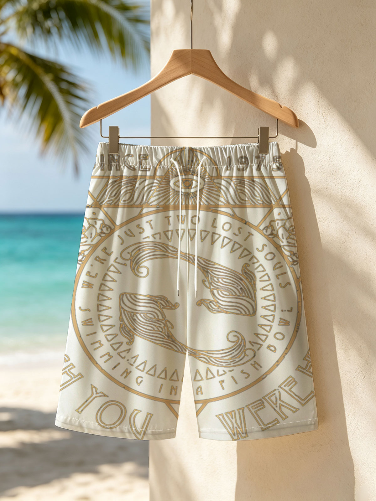 Wish You Were Here: Two Lost Souls Swimming in a Fishbowl Since 1975 -  Beach shorts