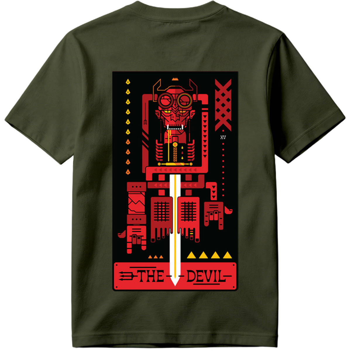 The Devil - Cybernetic Tarot Card - Tee