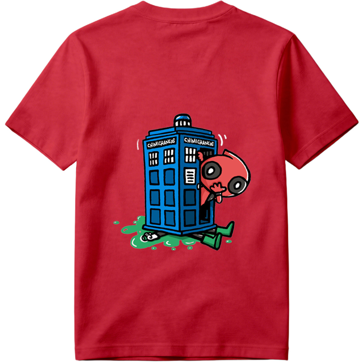 Rick and Morty Meets Doctor Who: Chimichangas TARDIS - Tee