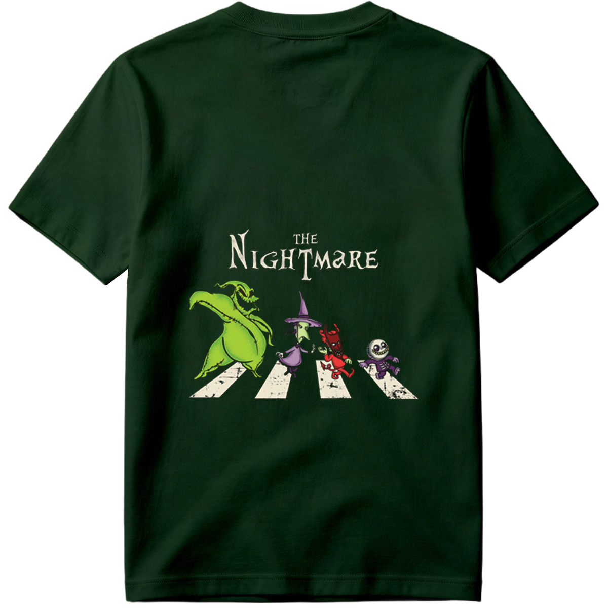 The Nightmare: Oogie Boogie, Witch, Devil, and Jack Skellington Crossing - Tee