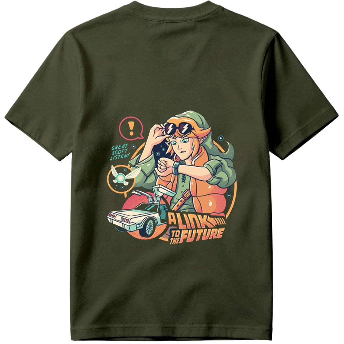 A Link to the Future: Zelda Meets Back to the Future - Tee