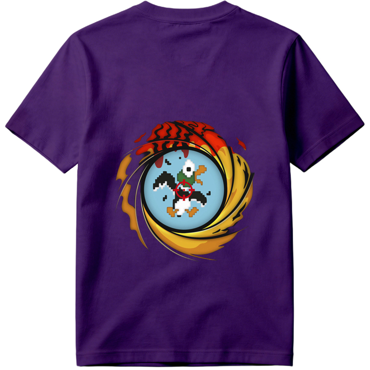 Duck Hunt: Pixel Duck in the Crosshairs - Tee