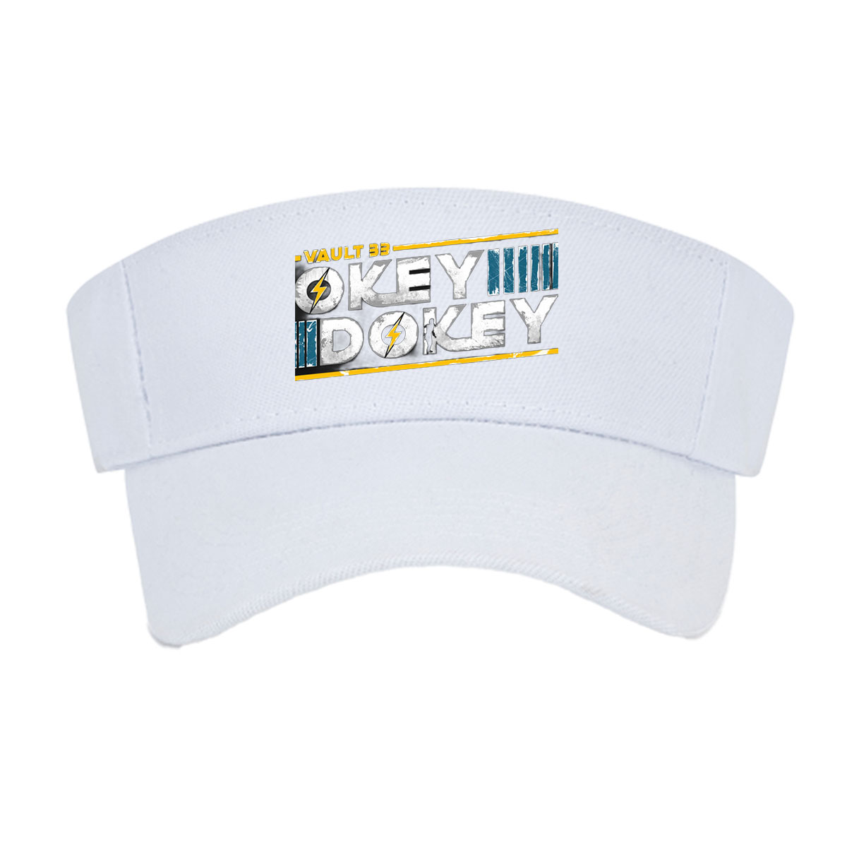 Vault 33: Okey Dokey – Fallout Themed Event with Lightning and Silhouette Design -  Visor cap
