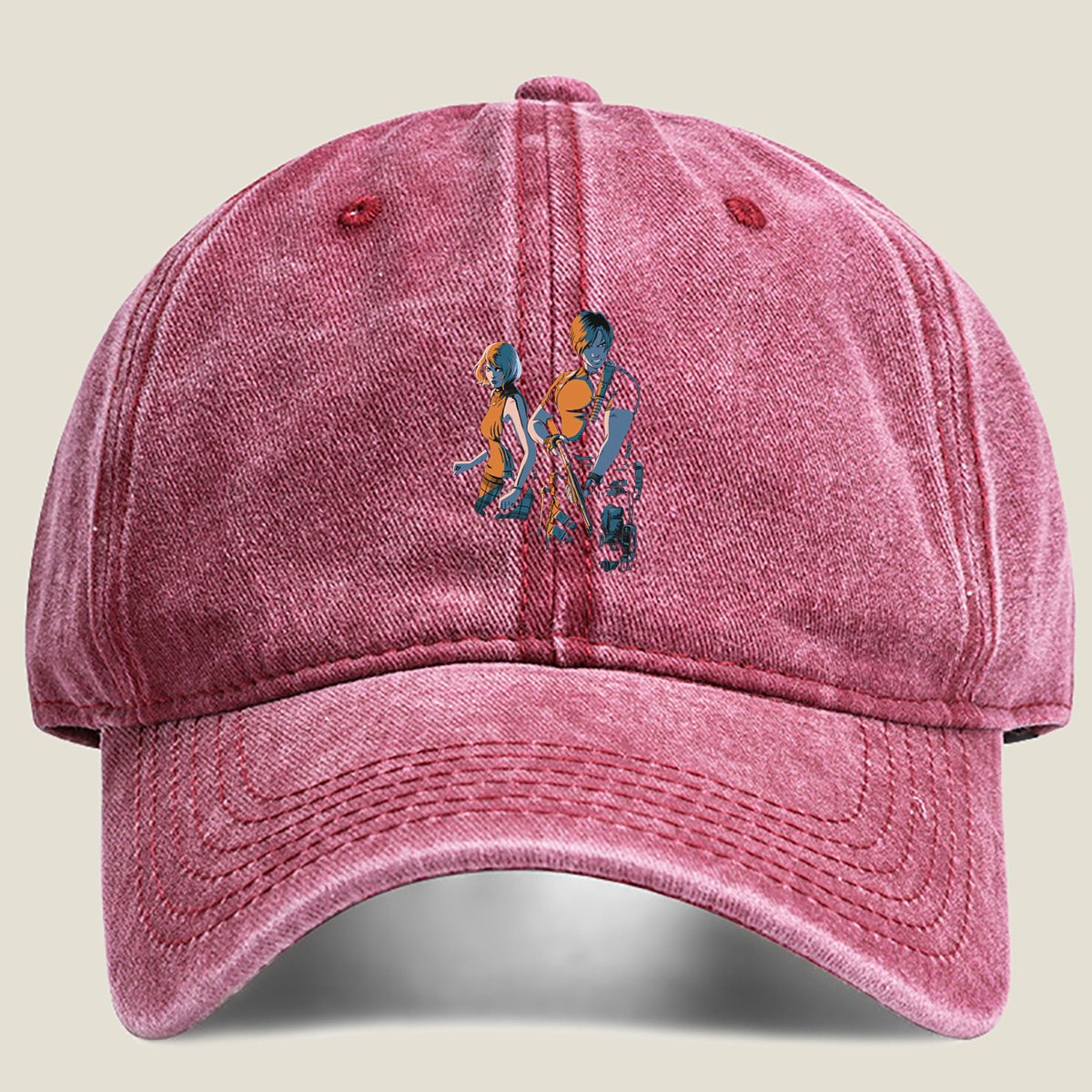 Resident Evil - Chris and Jill - Washed Denim - Baseball Cap