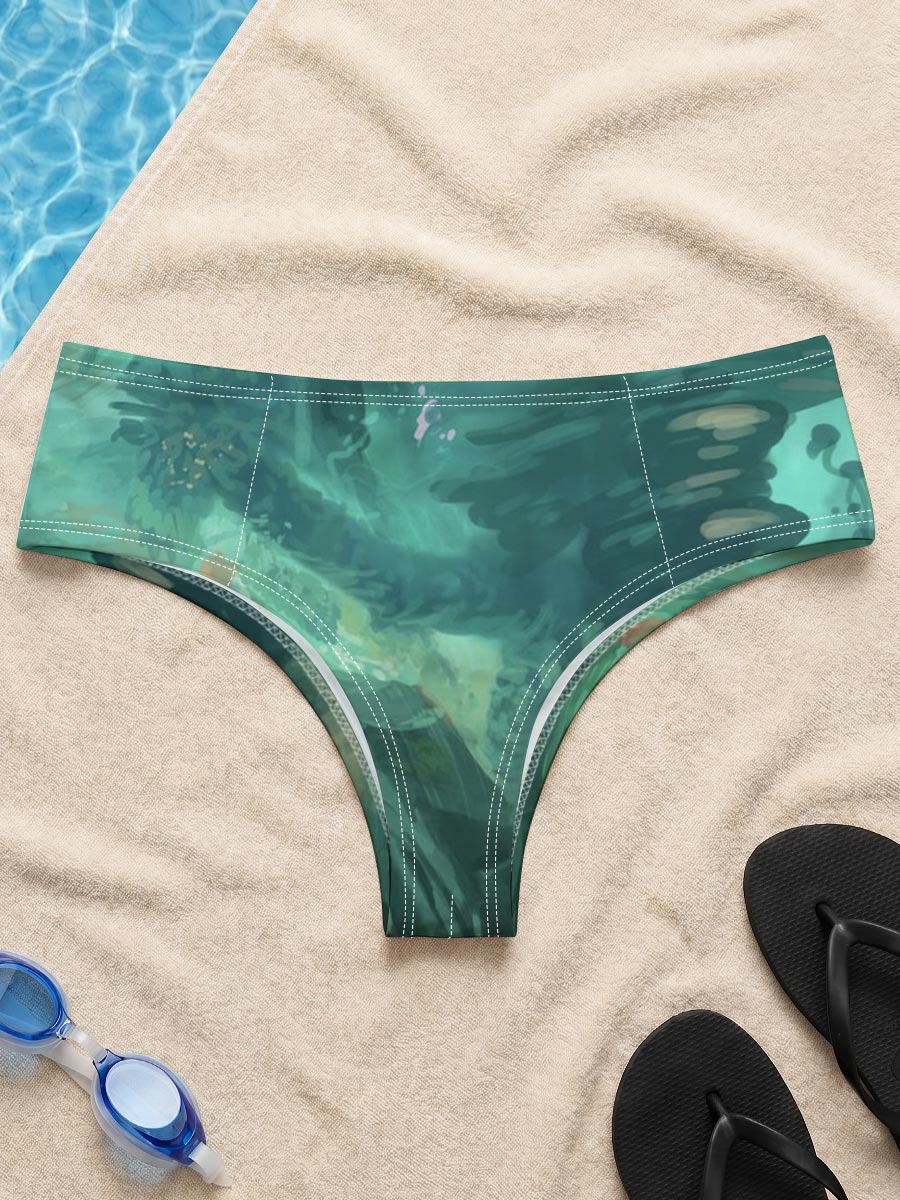 Underwater Scene with Colorful Fish and Coral -  Men's swim trunks