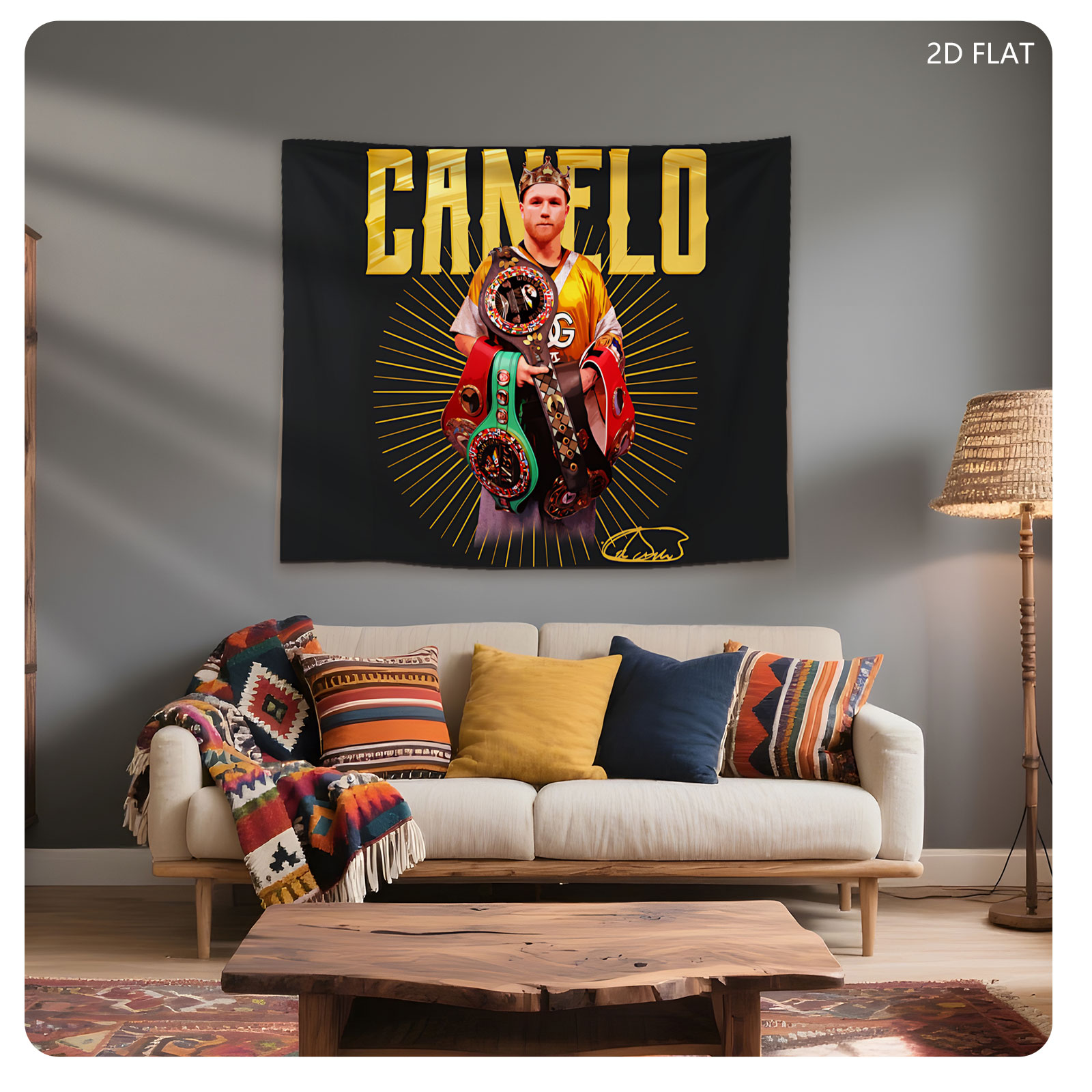 Canelo Alvarez, Undisputed Super Middleweight Champion, King of Boxing - Tapestry