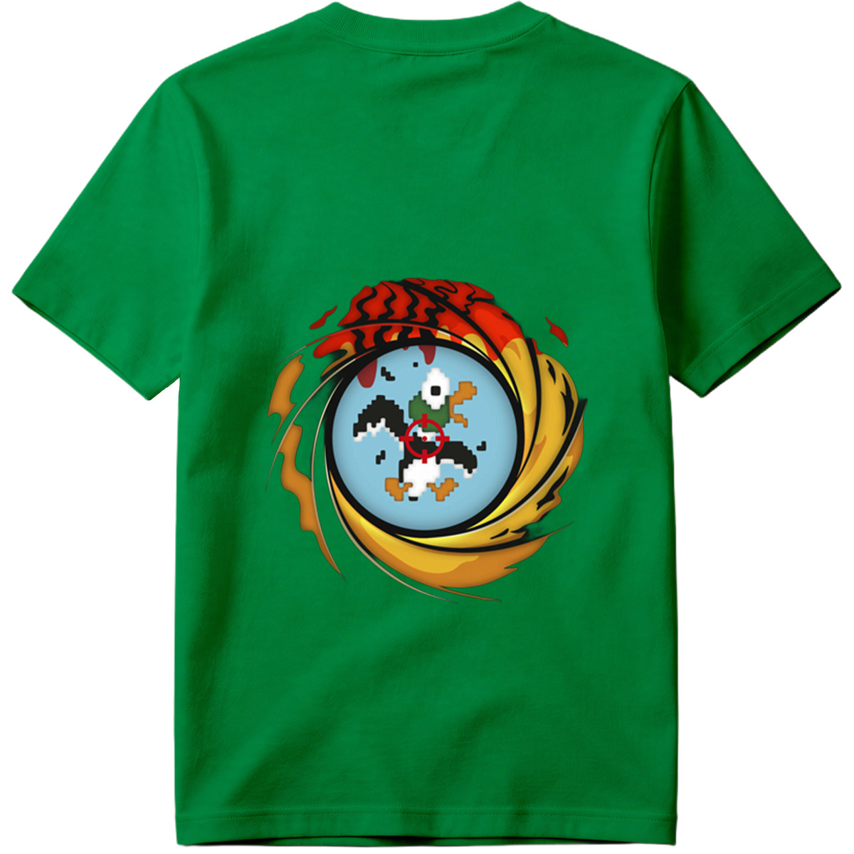 Duck Hunt: Pixel Duck in the Crosshairs - Tee