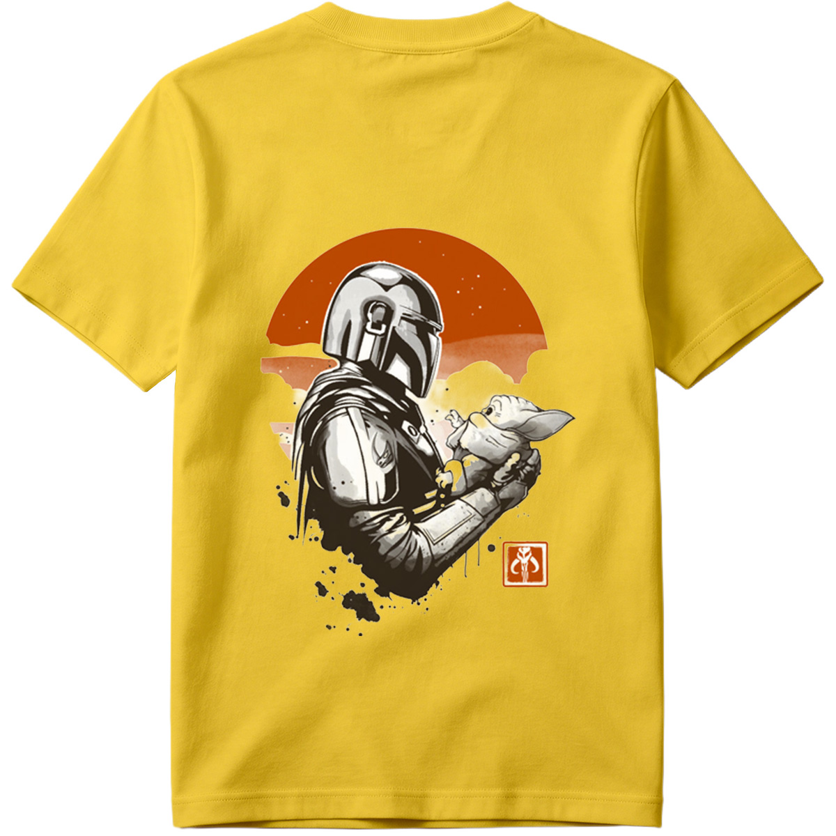 The Mandalorian and Grogu Under the Sunset - Tee