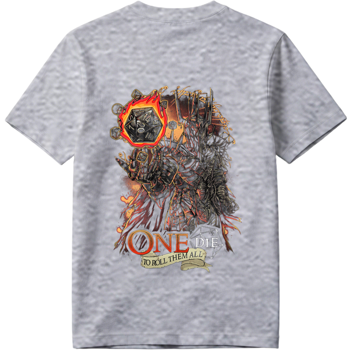 One Die to Roll Them All: D&D Inspired Fantasy Art - Tee