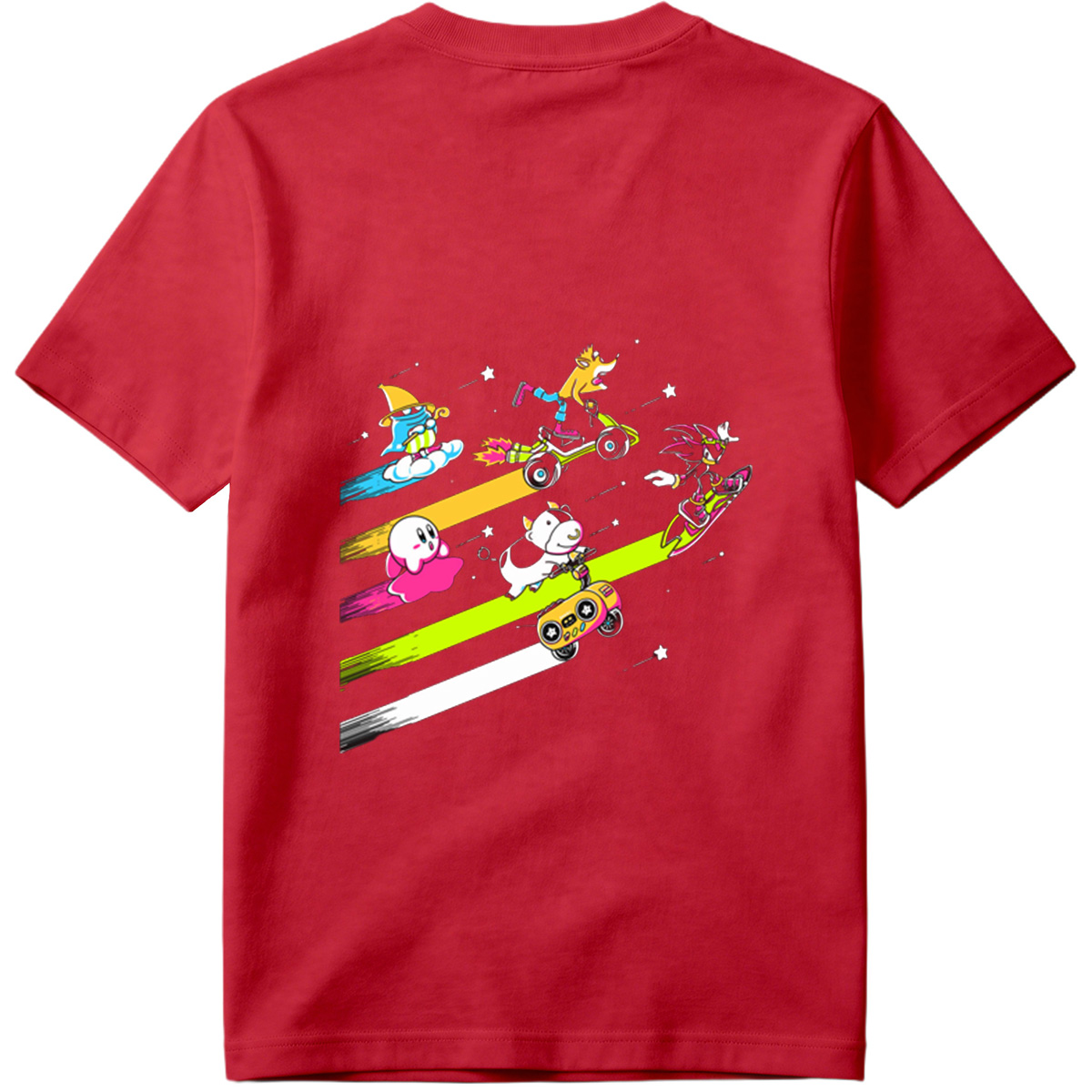 Sonic, Kirby, and Friends Racing Through Space - Tee
