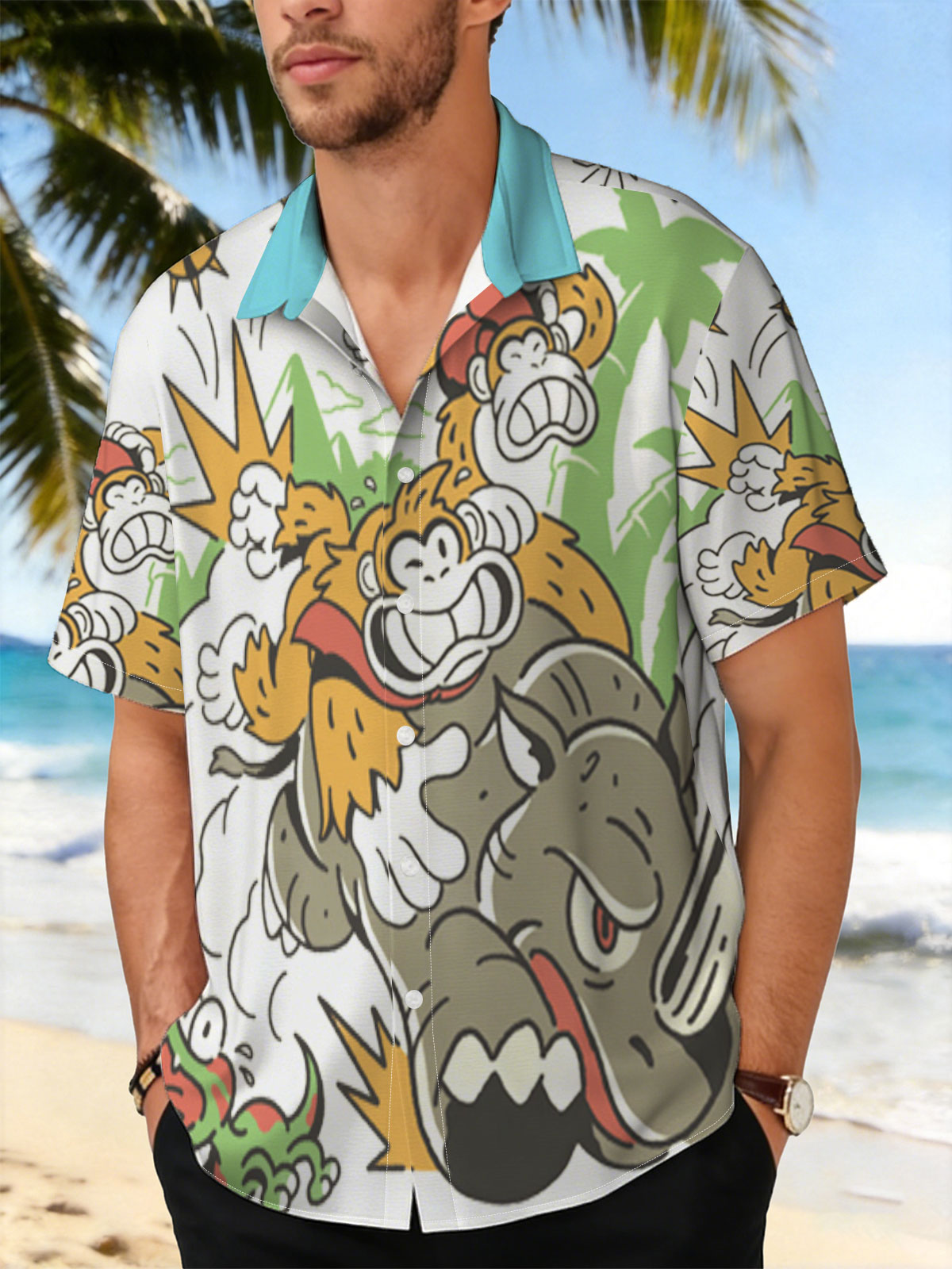 Donkey Kong vs. Rhino in Jungle Chaos -  Shirt