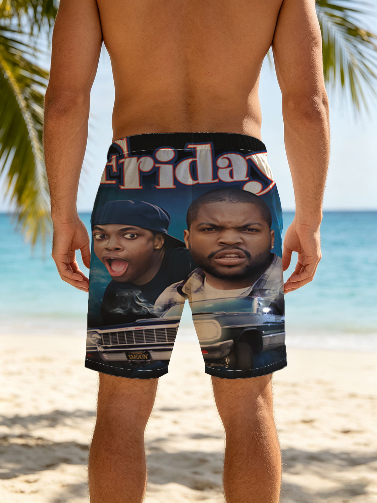 Friday: Ice Cube and Chris Tucker in a Classic Car Adventure -  Beach shorts