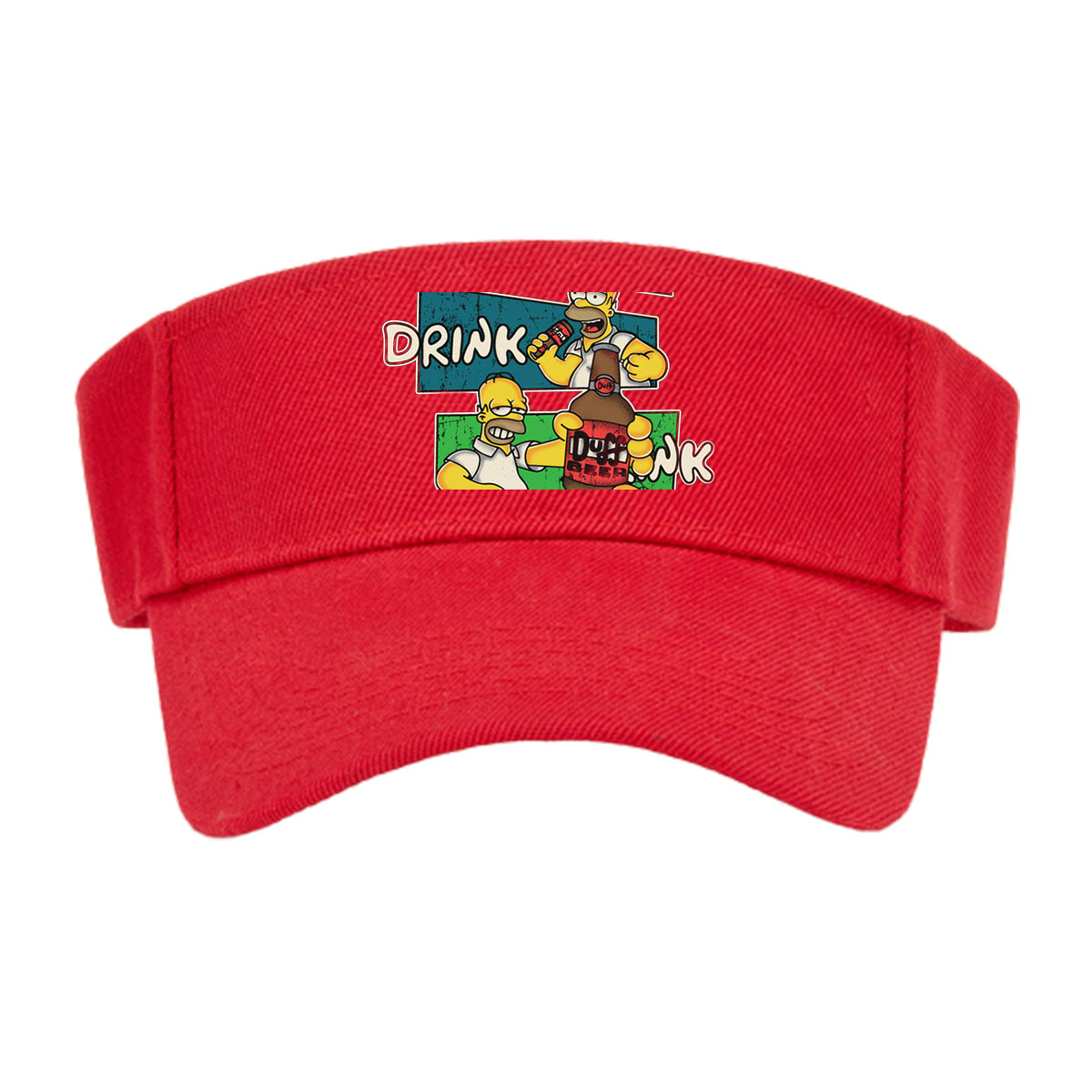 Homer Simpson Drinks Duff Beer: Drink, Drink, Repeat -  Visor cap