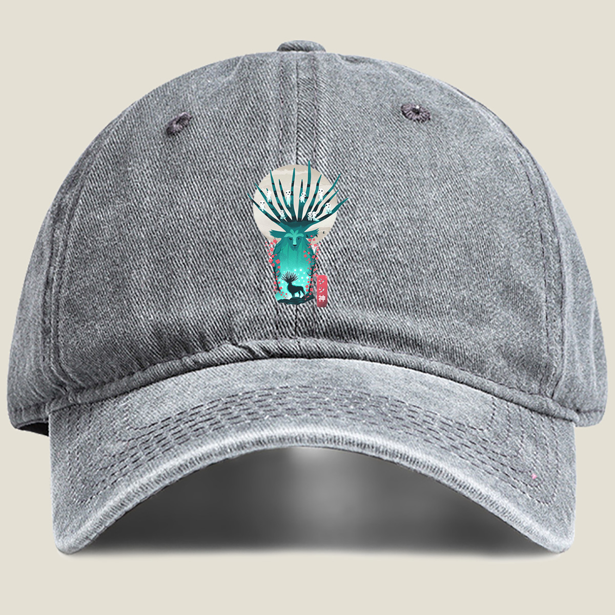 Shishigami: Spirit of the Deer Forest - Washed Denim - Baseball Cap