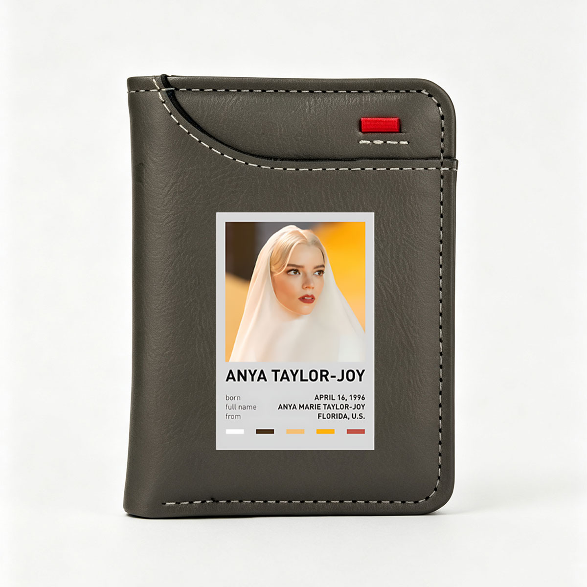 Anya Taylor-Joy: Born April 16, 1996, Florida, U.S. - Vertical Style Wallet
