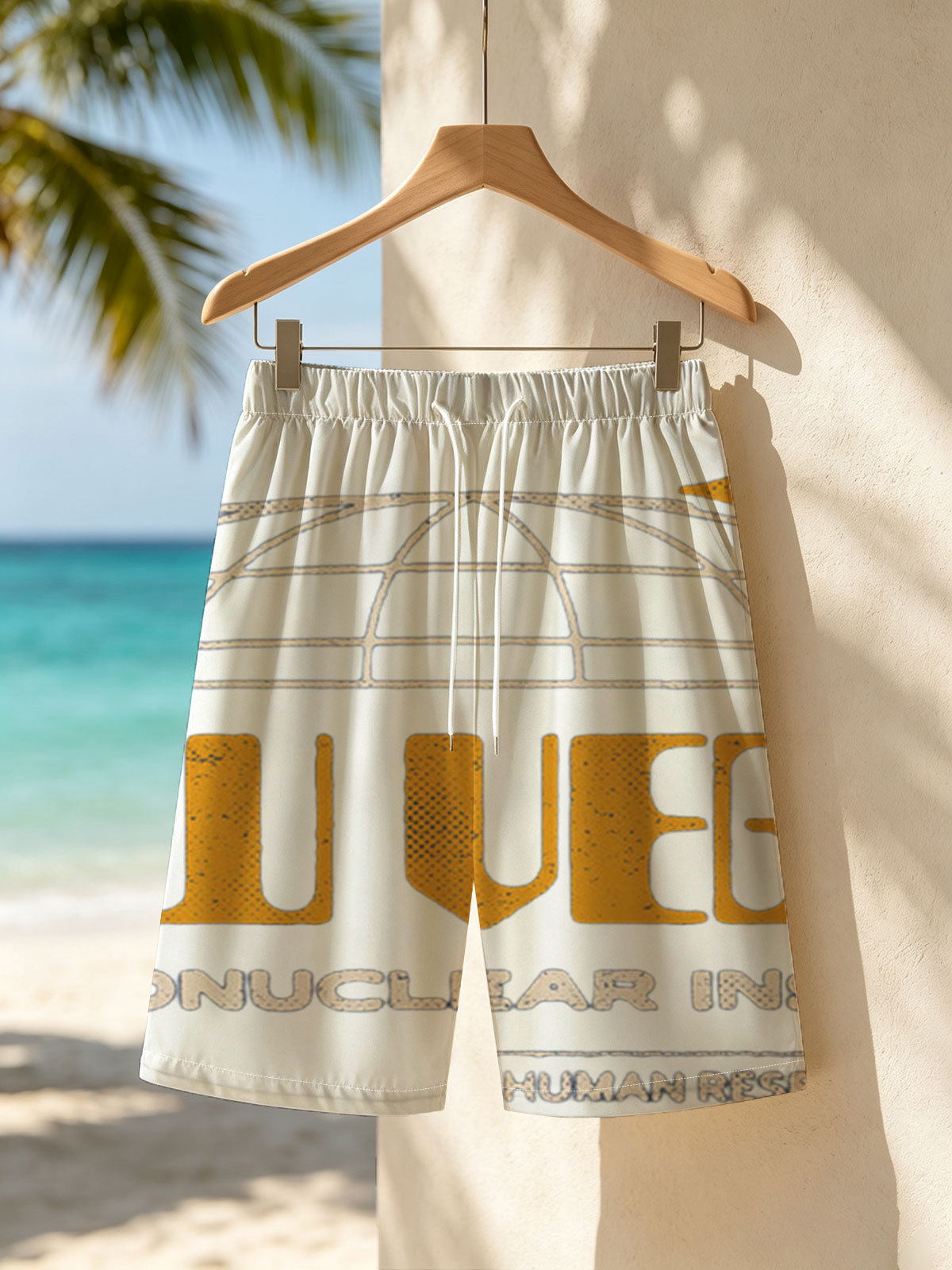 New Vegas Therm nuclear Institute Human Research Division -  Beach shorts