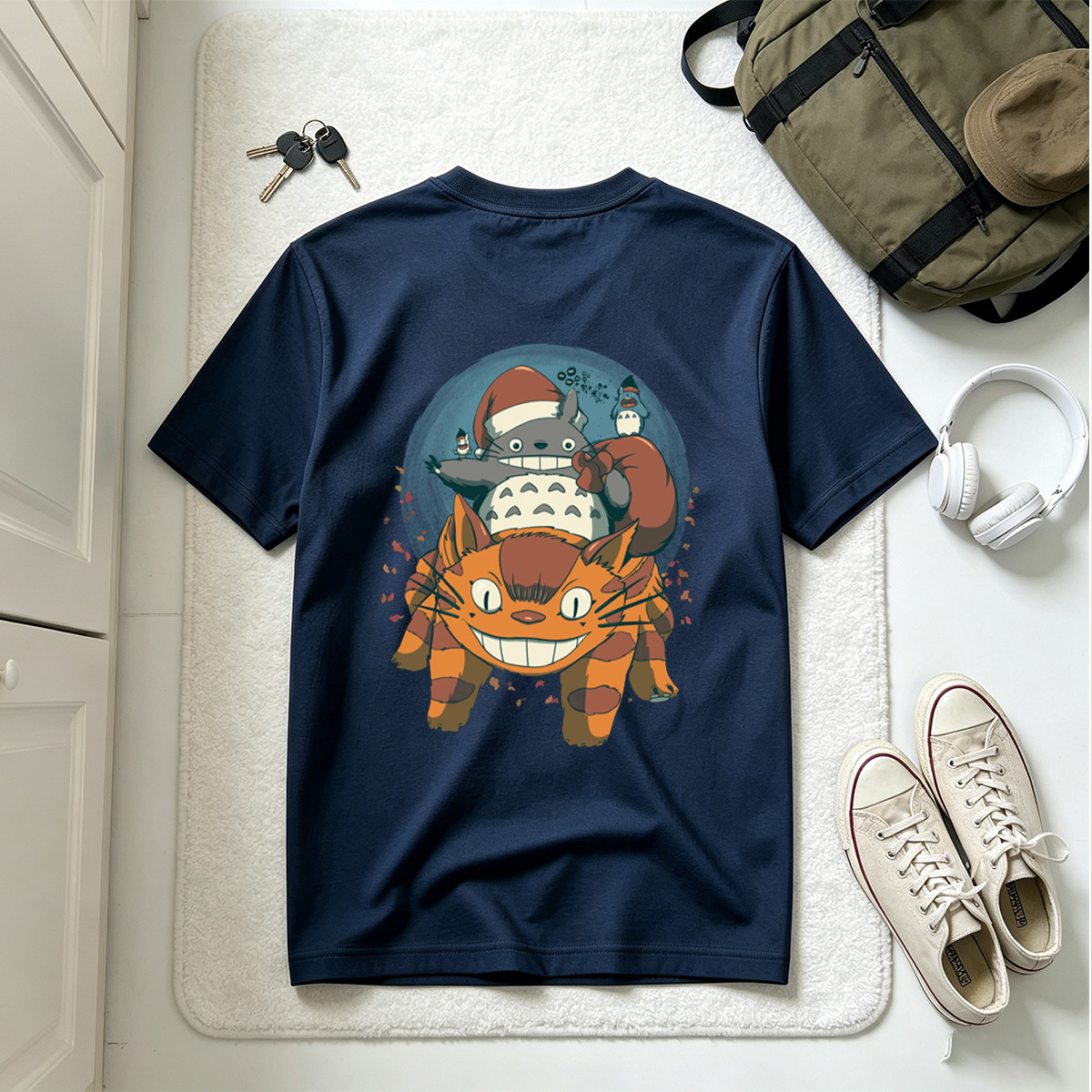 Totoro and Catbus Holiday Adventure - Tee