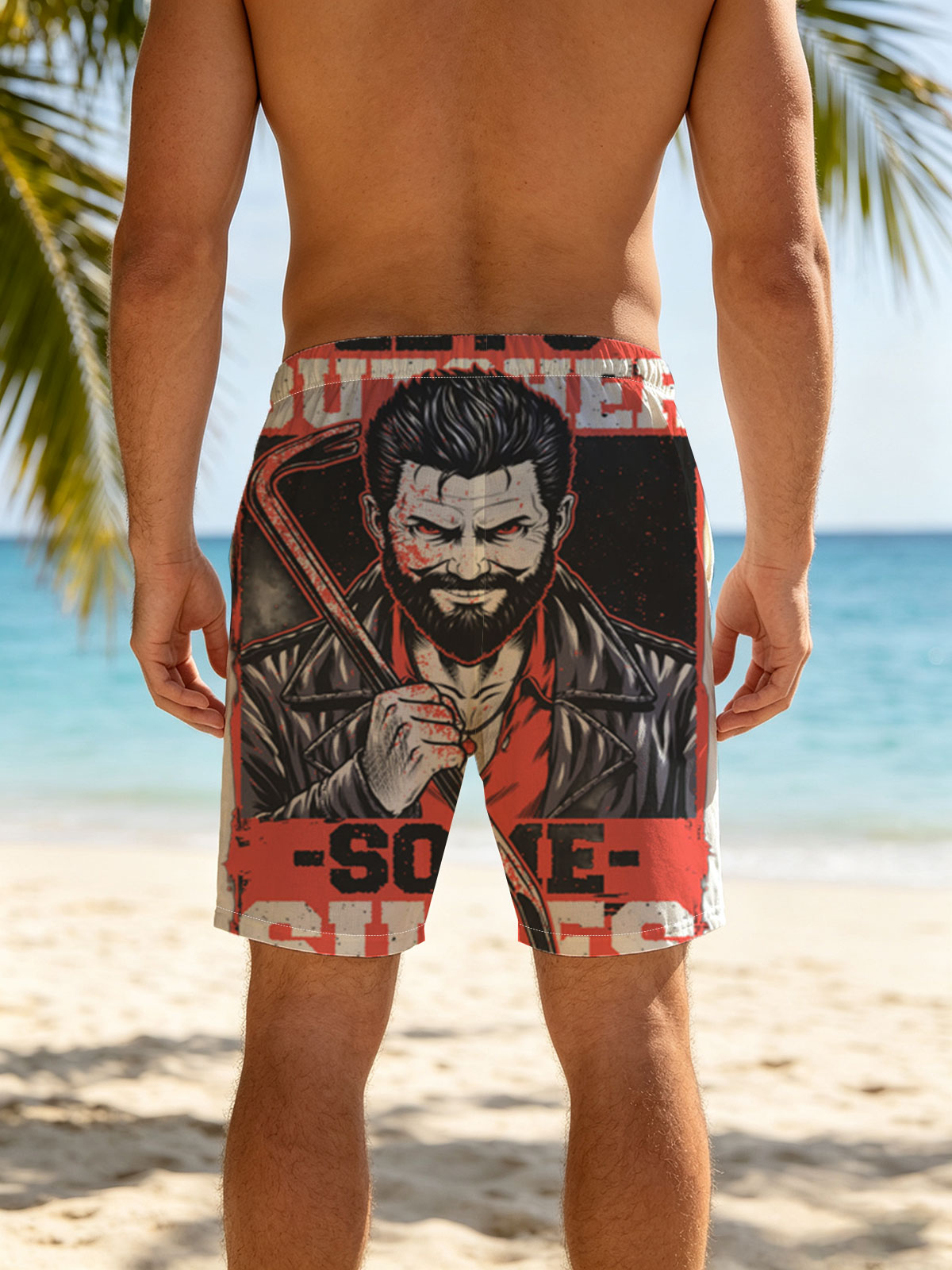 Let's Butcher Some Supes - The Butcher from The Boys -  Beach shorts