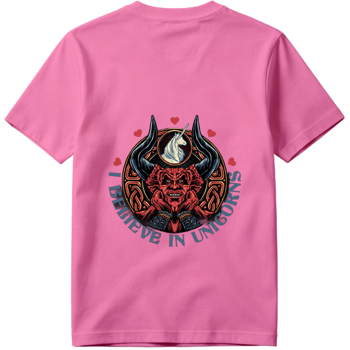 I Believe in Unicorns - Devil and Unicorn Design - Tee