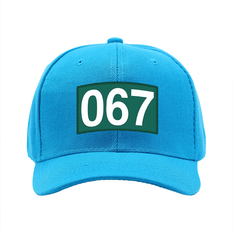 1pc New Baseball Cap with 067 Number Print and Bold Design Unisex Adjustable Hat for Outdoor Activities Sports Fans and Casual Wear Adults and Teens