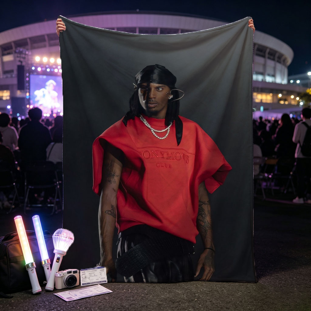 Quavo in a Bold Red Look with Leather Pants and Statement Jewelry - Blankets