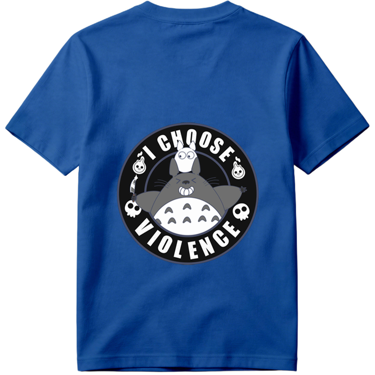 Totoro and Little Totoro - I Choose Violence - Tee