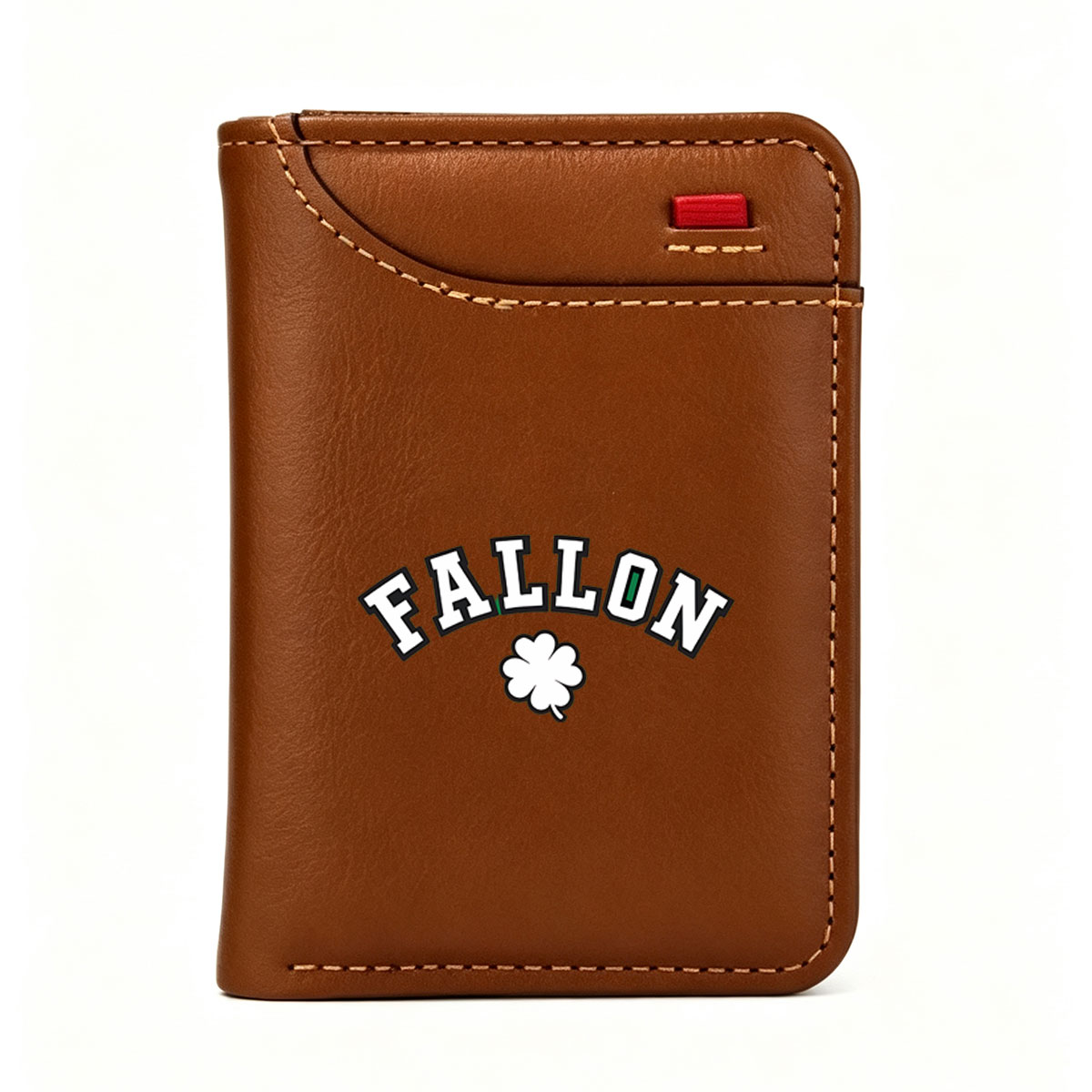 Fallon with Shamrock Logo - Vertical Style Wallet