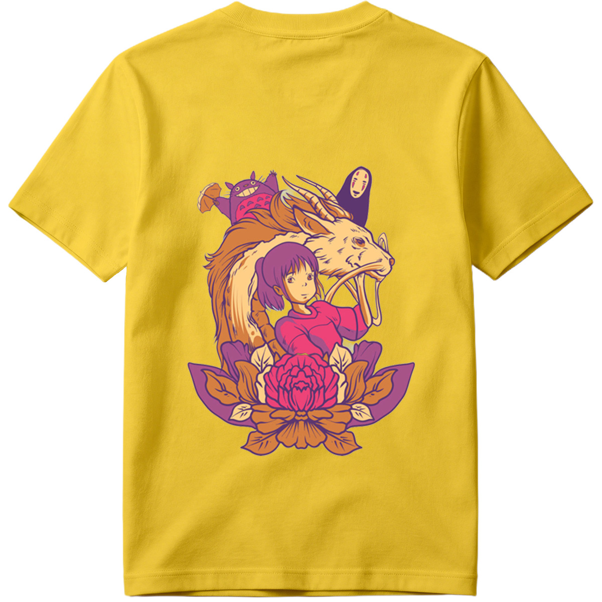 Spirited Away: Chihiro, Haku, No-Face, and Totoro - Tee