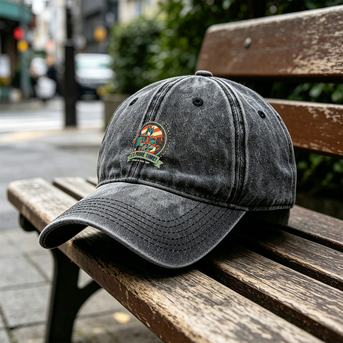 Transformers: Optimus Prime – It's Prime Time! - Washed Denim - Baseball Cap