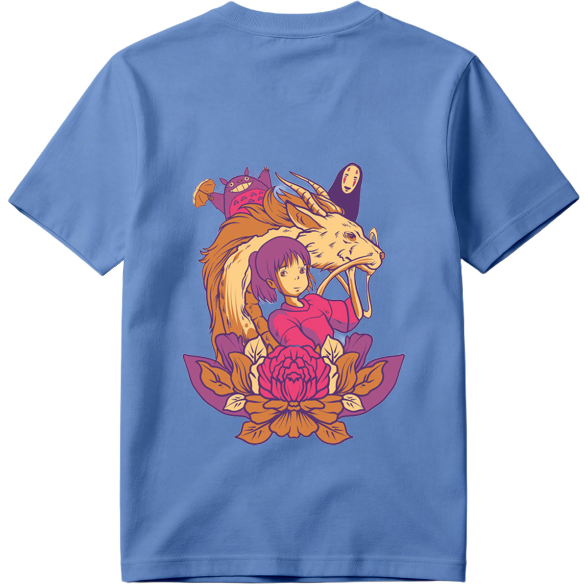 Spirited Away: Chihiro, Haku, No-Face, and Totoro - Tee