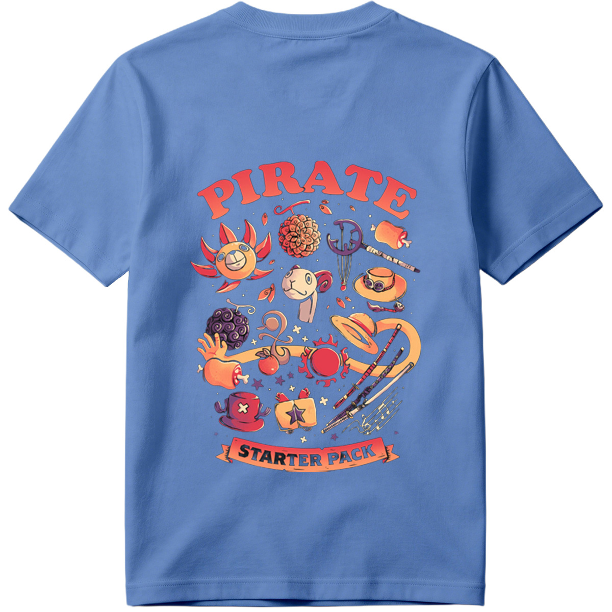 Pirate Starter Pack: A Whimsical Adventure with Captain and Crew - Tee