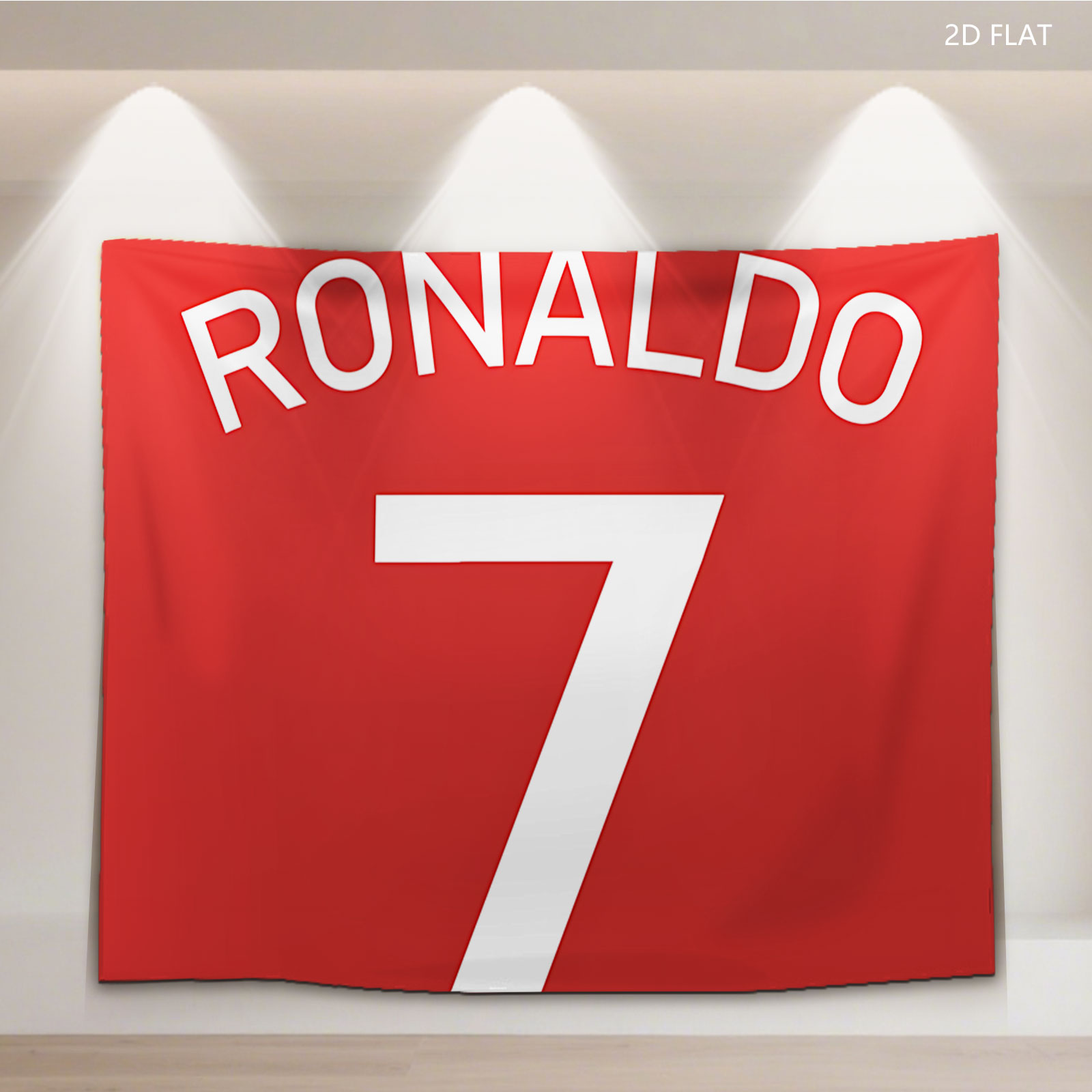Ronaldo 7 - Football Legend Jersey Number - Tapestry
