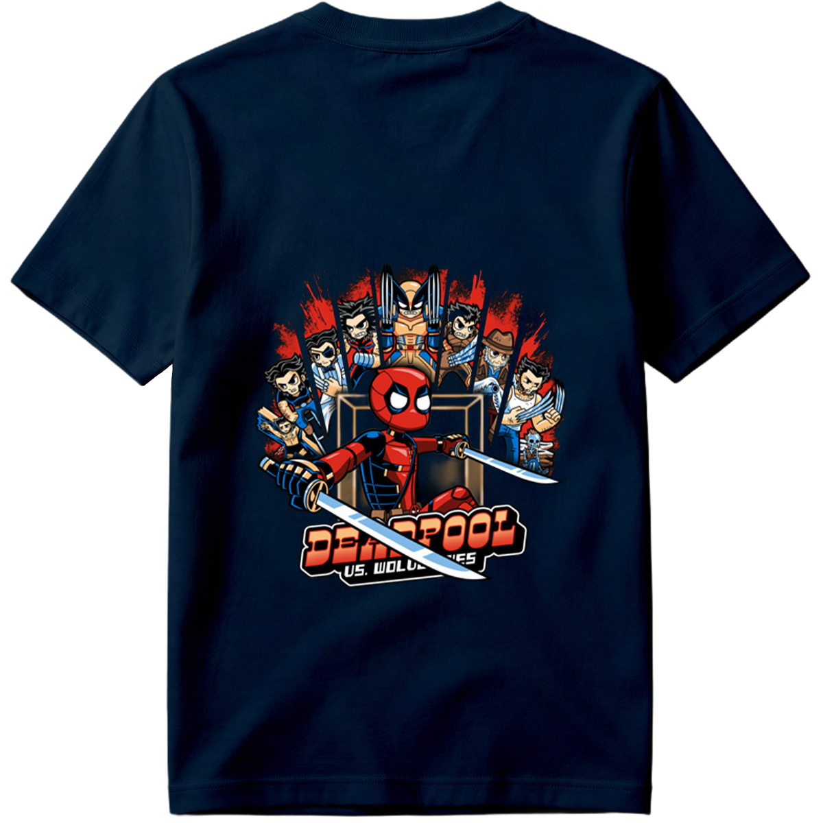 Deadpool vs. Wolverines - Tee
