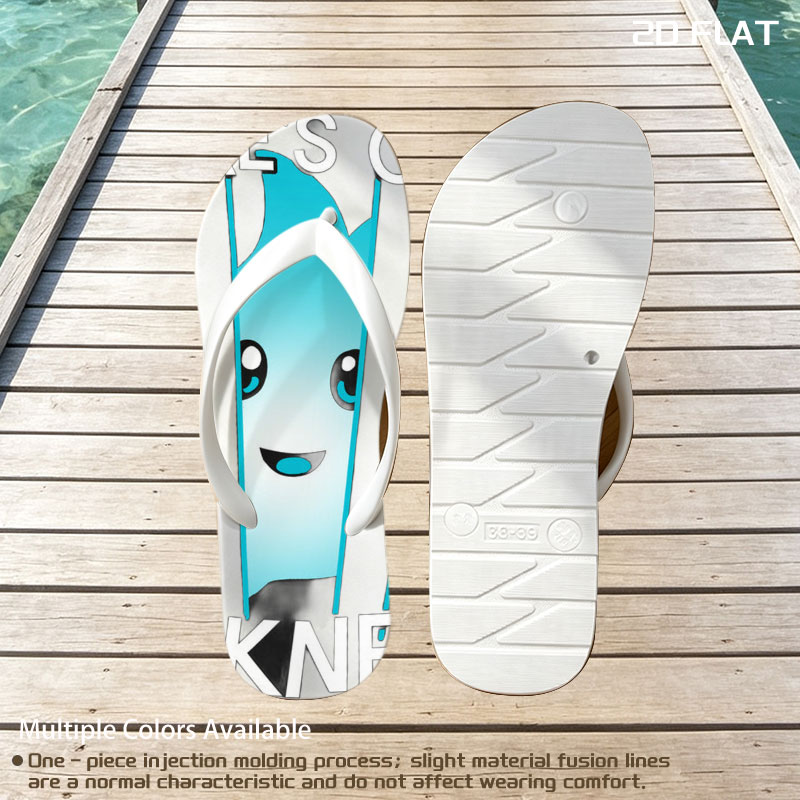 There's Only Darkness: Blue Character Behind Bars -  flip-flops