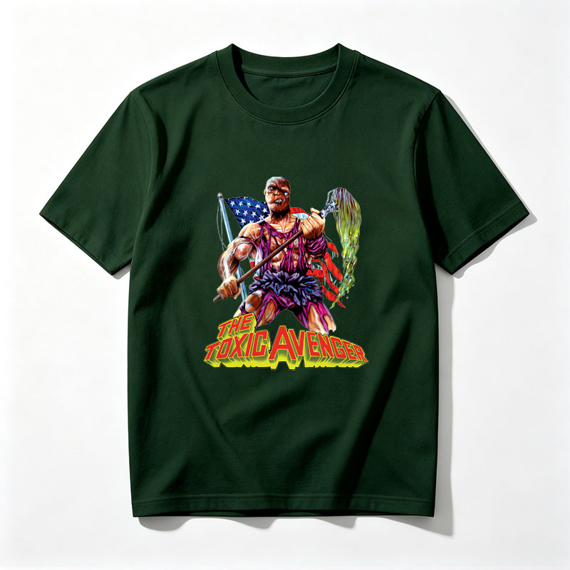 The Toxic Avenger: Mutant Hero with Mop and Flag - Tee