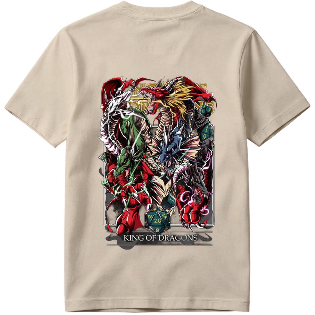 King of Dragons: Multicolored Dragon Ensemble - Tee