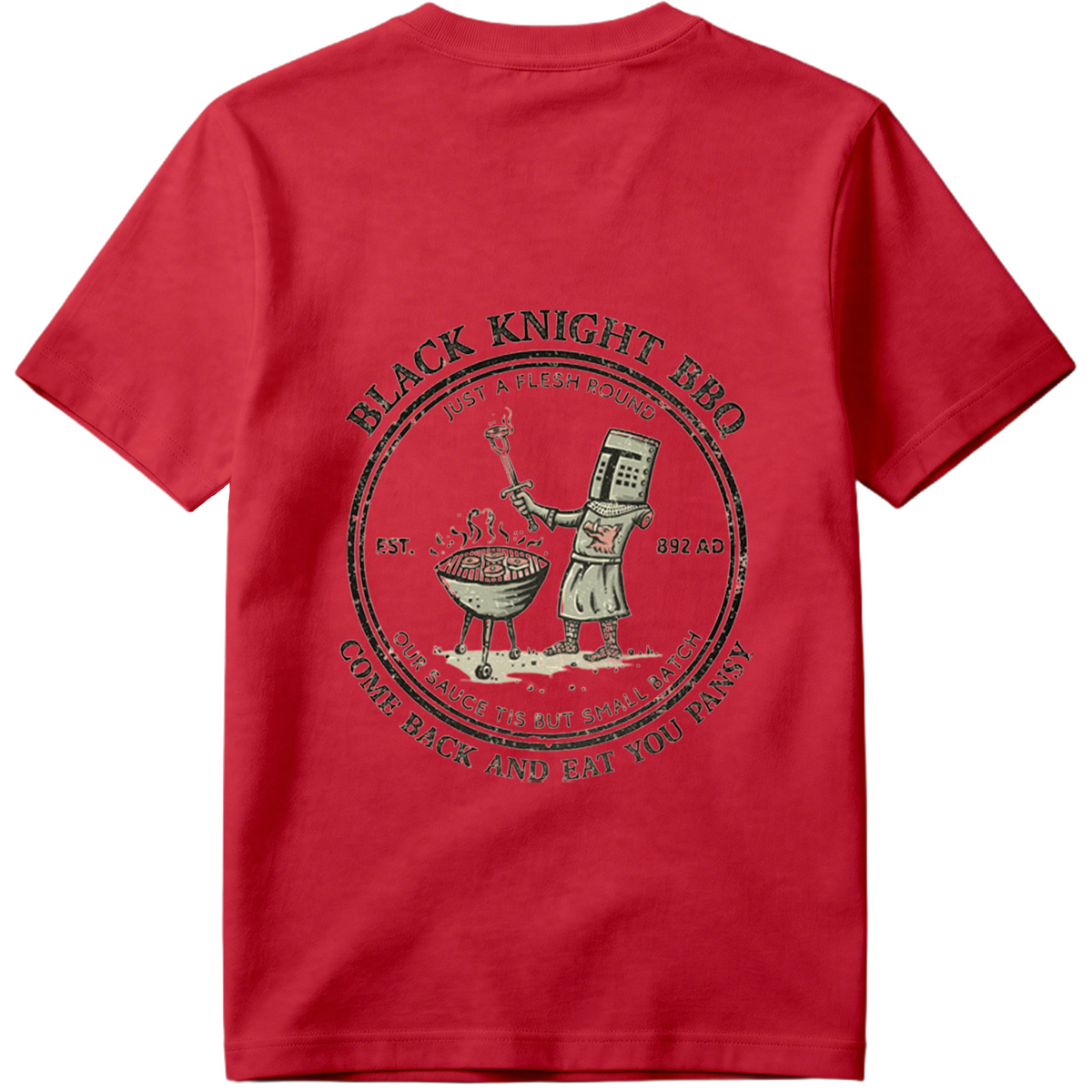 Black Knight BBQ: Just a Flesh Round - Tee