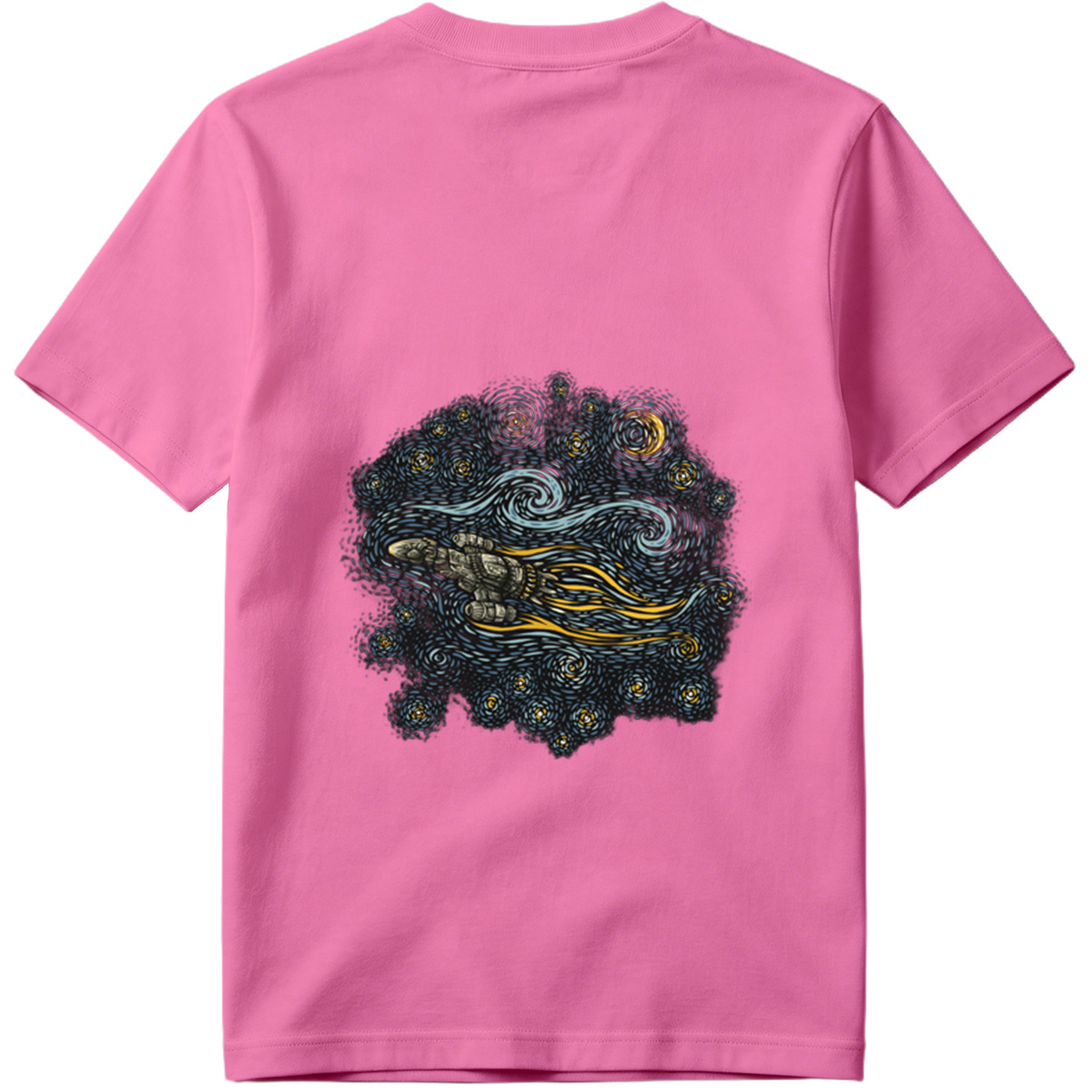 Cyberpunk Hand in Starry Night - Tee