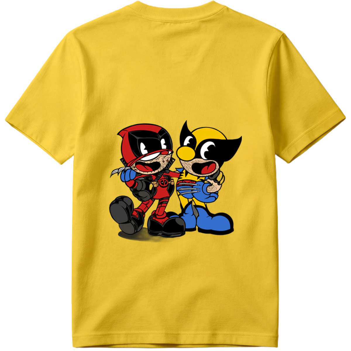 Deadpool and Wolverine Chibi Style - Tee