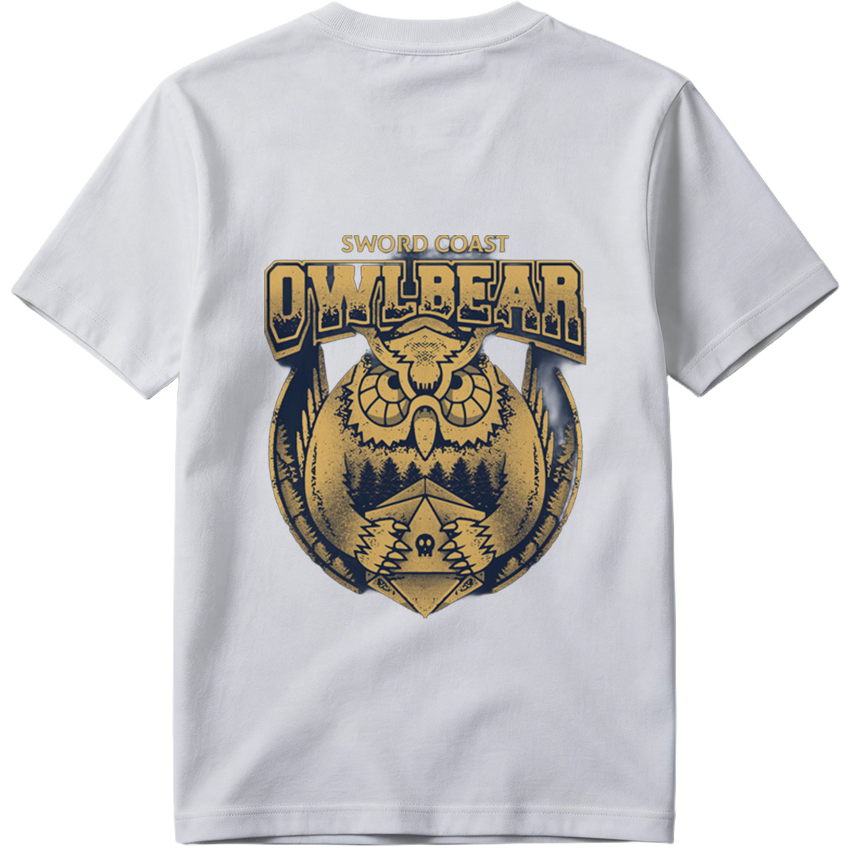 Sword Coast Owlbear: Fantasy Creature Emblem - Tee