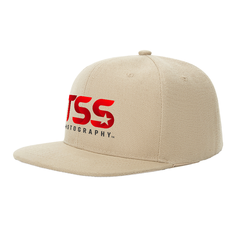Flat Brim Baseball Cap TSS Logo Print Streetwear Underground Skate Style for Basketball Court Skate Park Urban Lifestyle Skaters Rappers Streetwear Enthusiasts