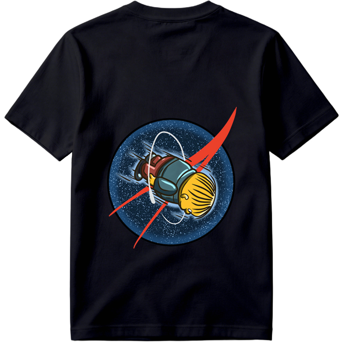 Space Adventure with a Robot Astronaut - Tee
