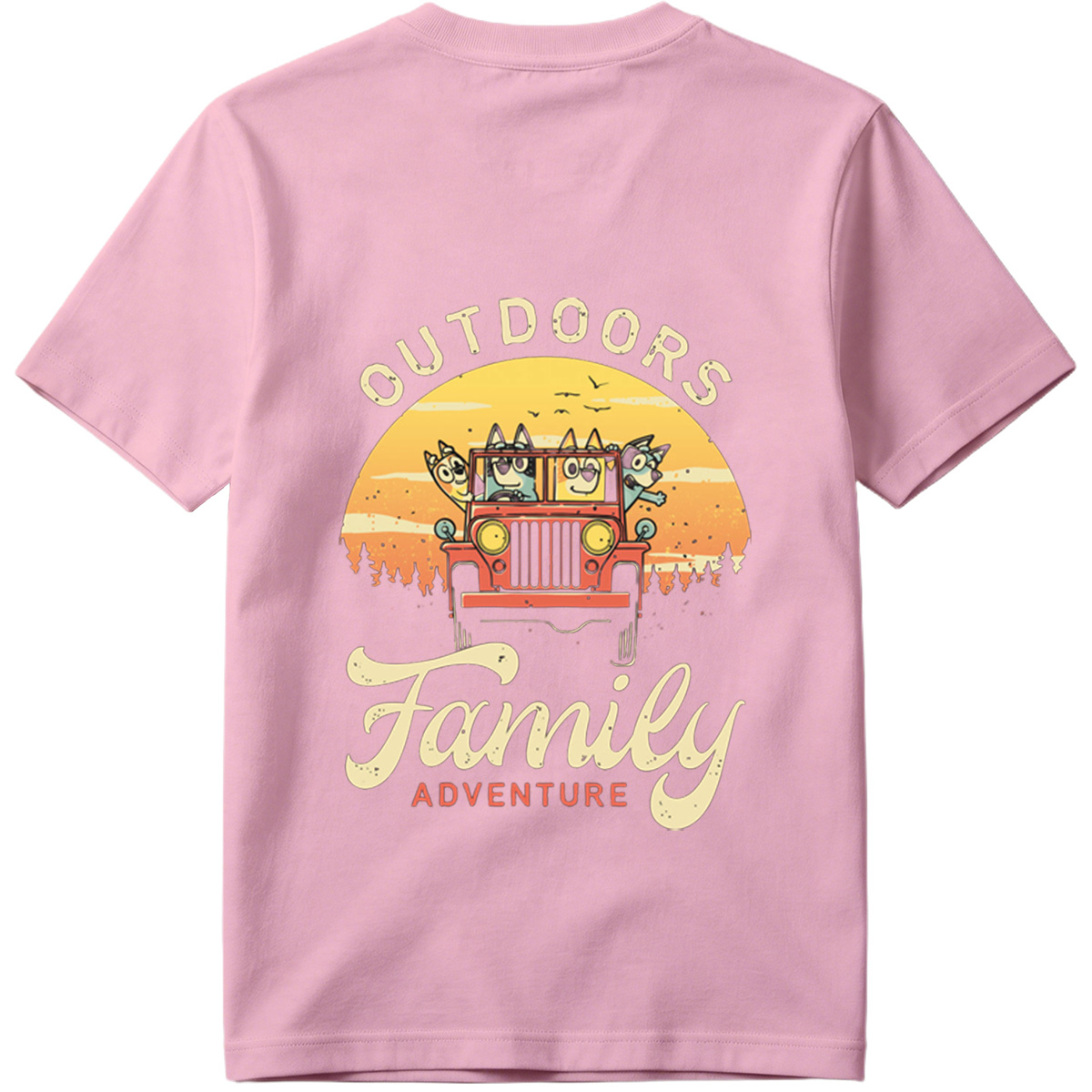 Bluey Family Outdoors Adventure - Tee