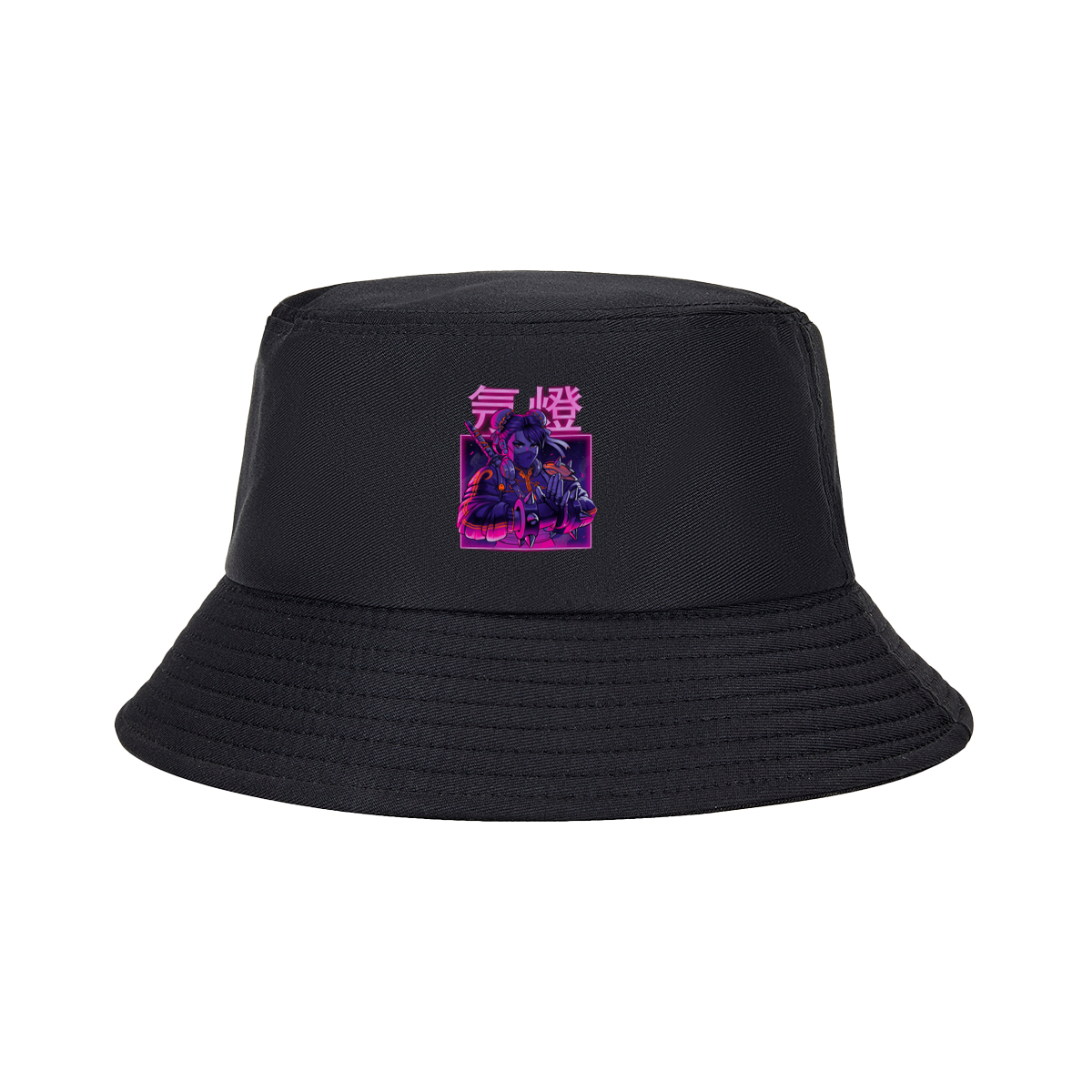 Cyberpunk Geisha: Neon Samurai - Fisherman's Hat