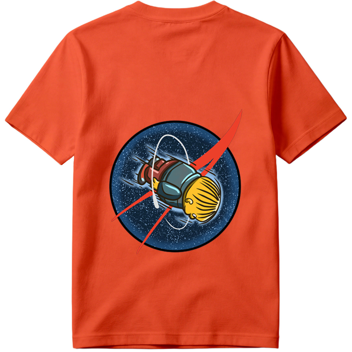 Space Adventure with a Robot Astronaut - Tee