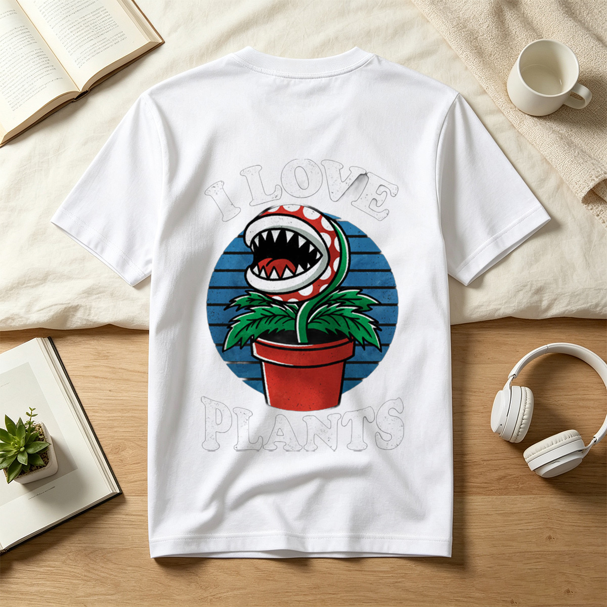 I Love Plants - Piranha Plant - Tee