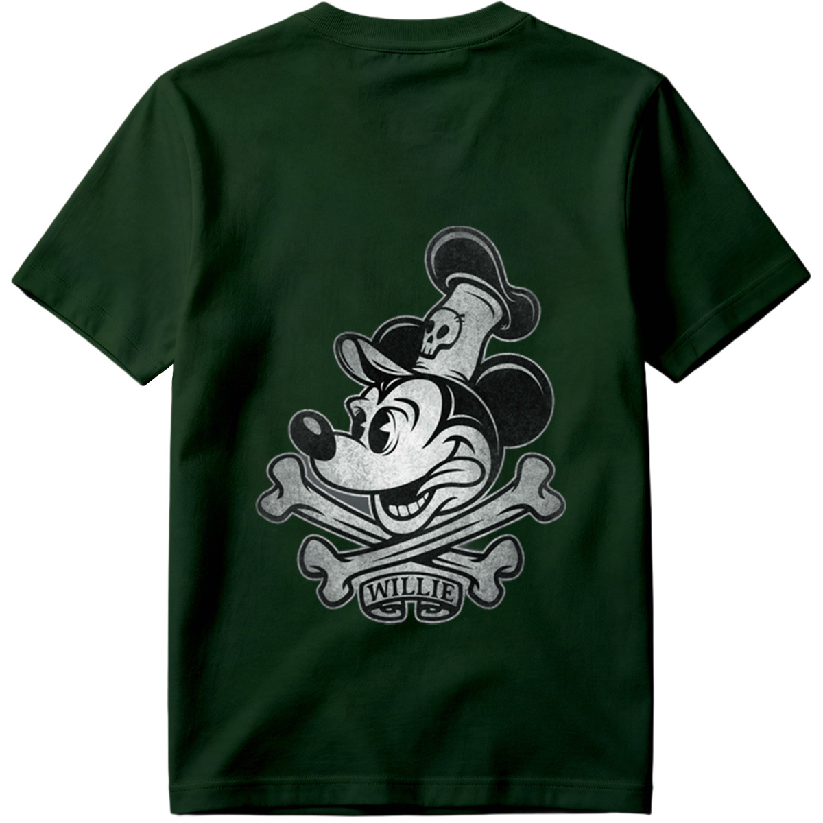 Mickey Mouse Pirate Skull and Crossbones Design - Tee