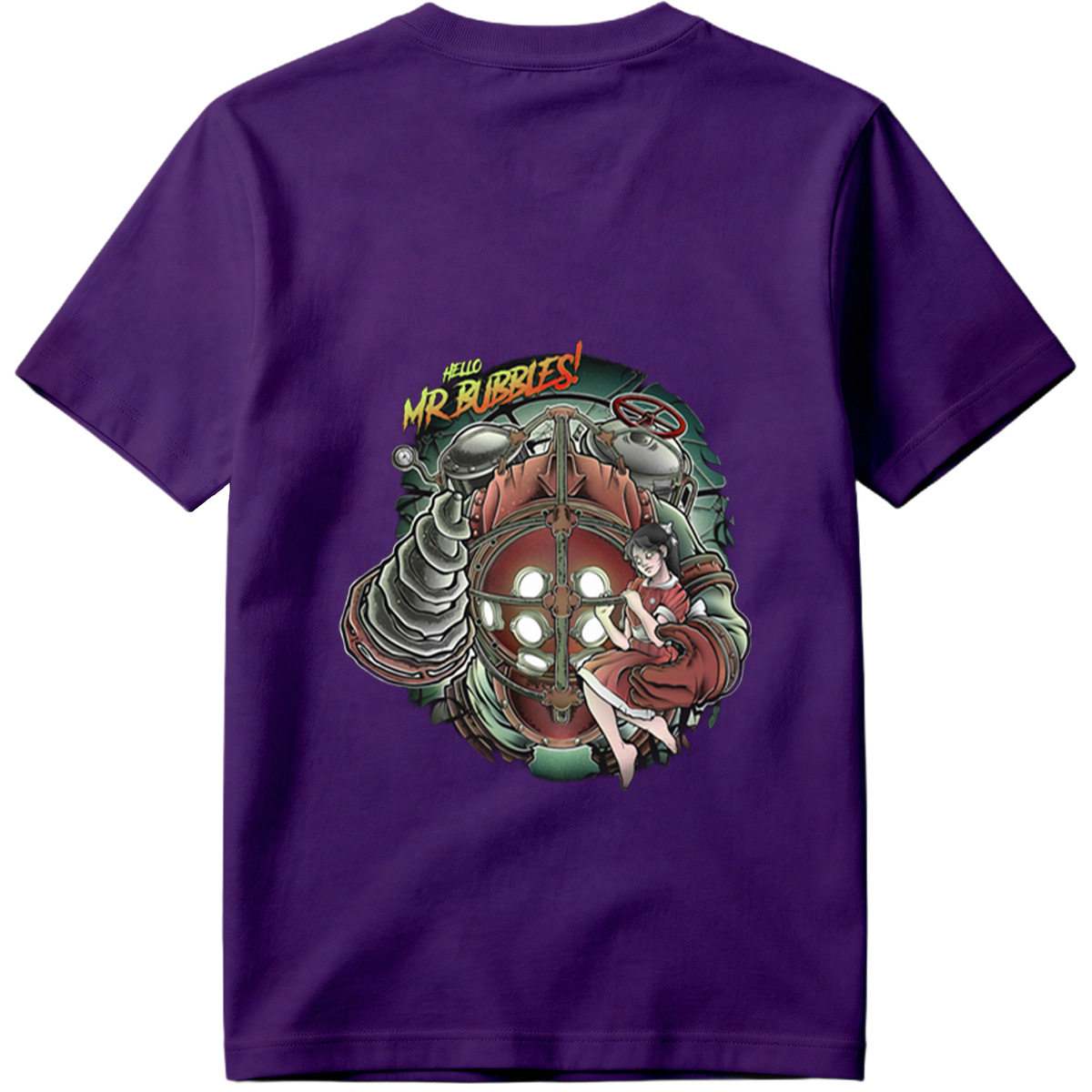 Hello Mr. Bubbles! - Steam Punk Submarine Adventure - Tee