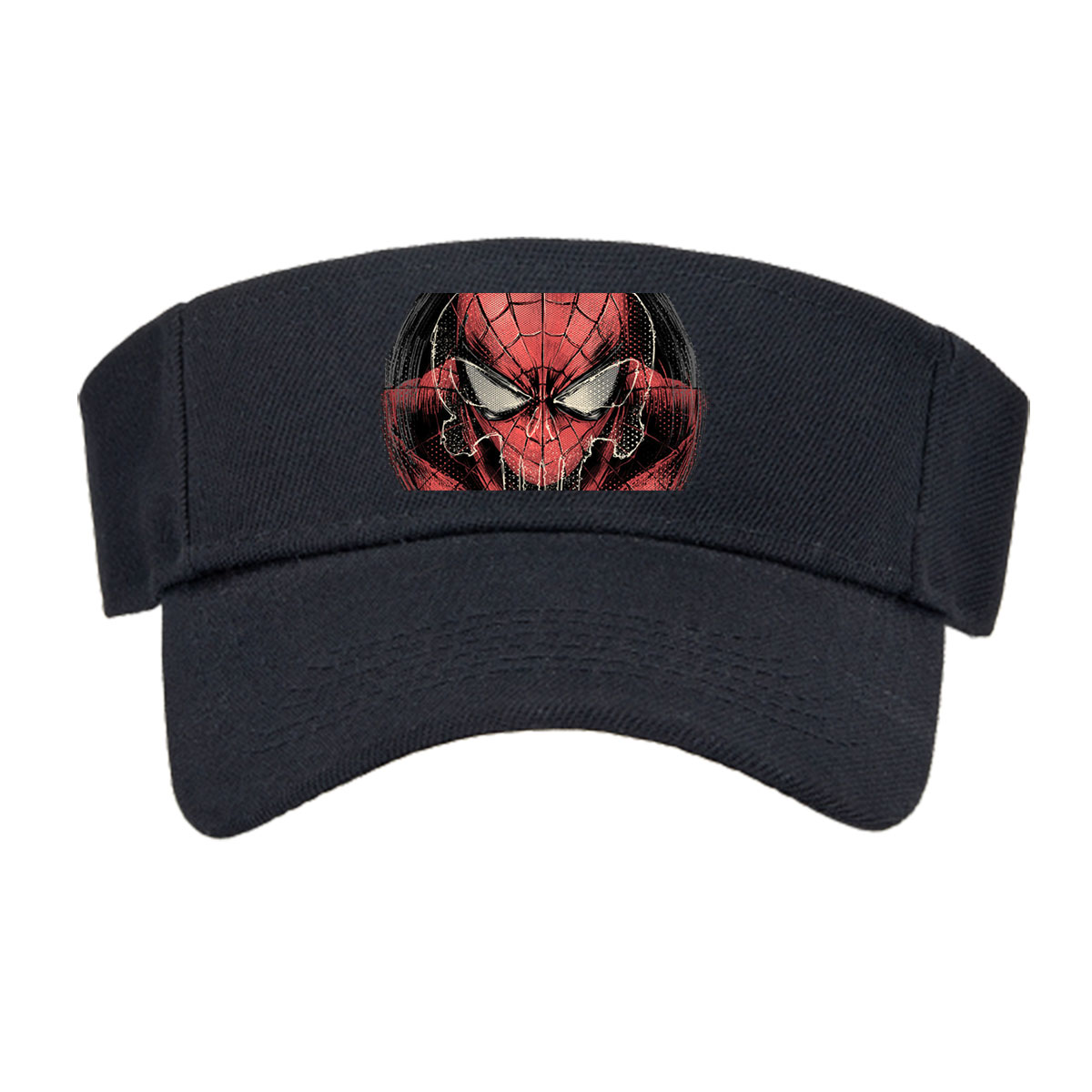 Spider-Man: Iconic Hero in Red and Black Mask Design -  Visor cap