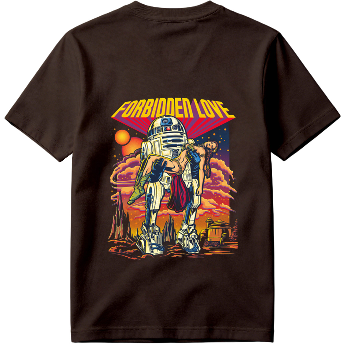 Star Wars: R2-D2 and Leia Forbidden Love - Tee